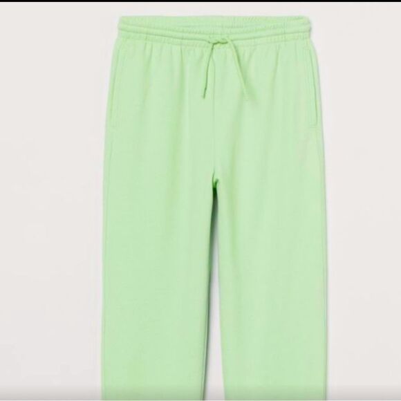 Women’s sweatpants H&M Cinched bottoms, pockets size XXL pastel green - Picture 10 of 11